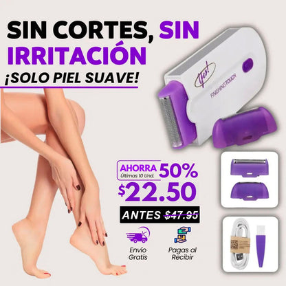 SilkLight Depiladora Sin Irritaciones Práctica y Portátil | Noare