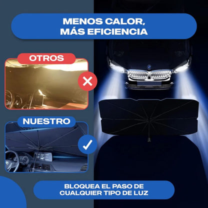 Parasol Coche Anti Calor UV | Tamaño Universal | Noare