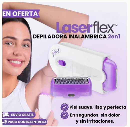 SilkLight Depiladora Sin Irritaciones Práctica y Portátil | Noare