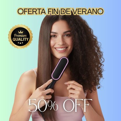 Cepillo Alisador Gold Noare | Alisado Rápido + Sin Daños | Noare