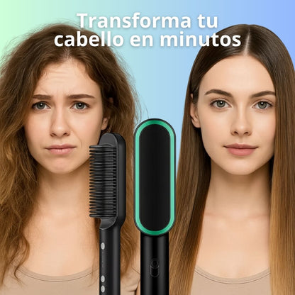 Cepillo Alisador Gold Noare | Alisado Rápido + Sin Daños | Noare