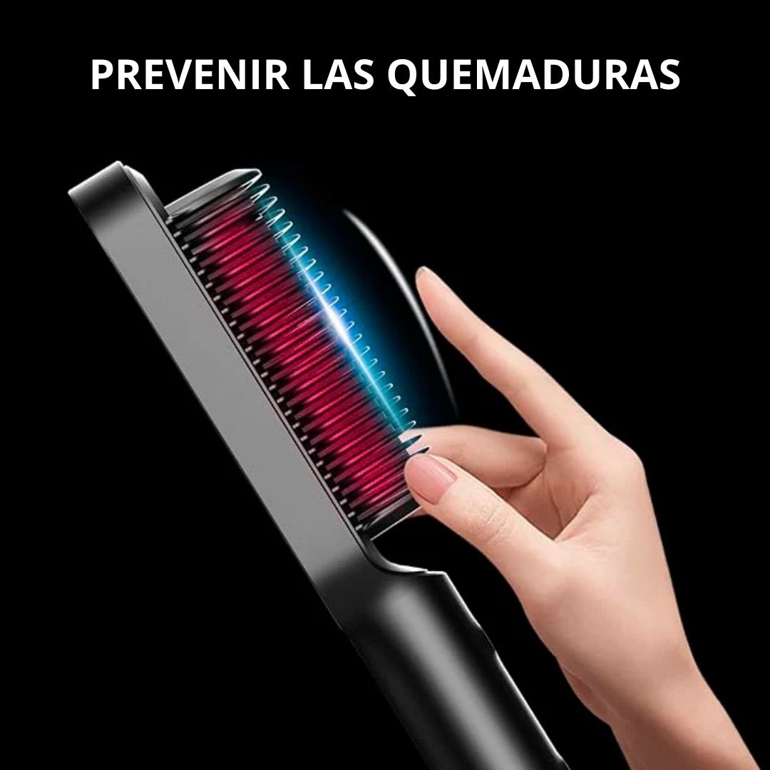 Cepillo Alisador Gold Noare | Alisado Rápido + Sin Daños | Noare
