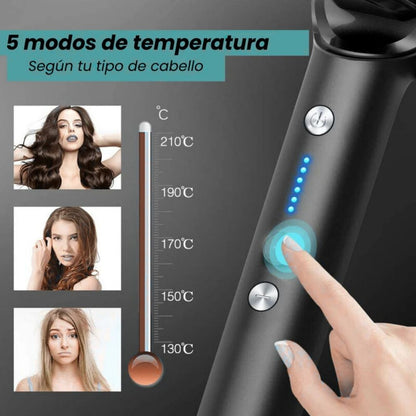 Cepillo Alisador Gold Noare | Alisado Rápido + Sin Daños | Noare