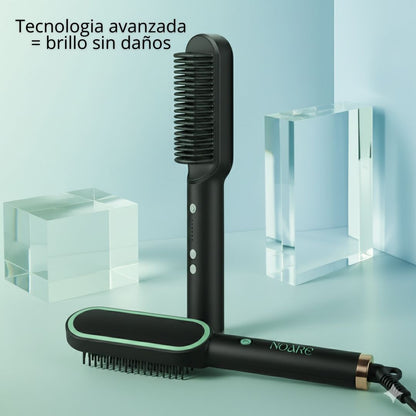 Cepillo Alisador Gold Noare | Alisado Rápido + Sin Daños | Noare