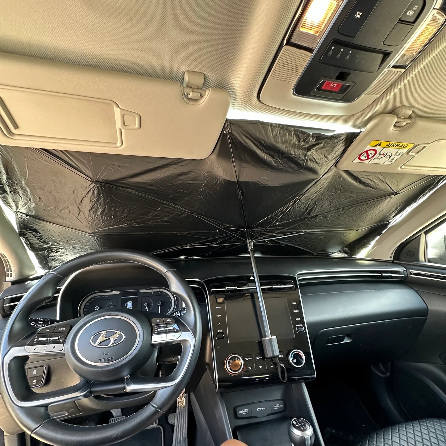 Parasol Coche Anti Calor UV | Tamaño Universal | Noare