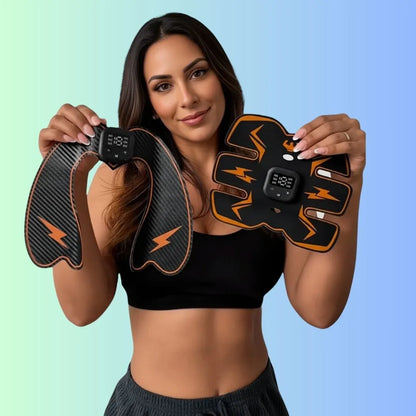 Kit Tonifica Duo Noare – EMS Glúteos + Abdomen – ¡2 en 1 al Precio de 1!