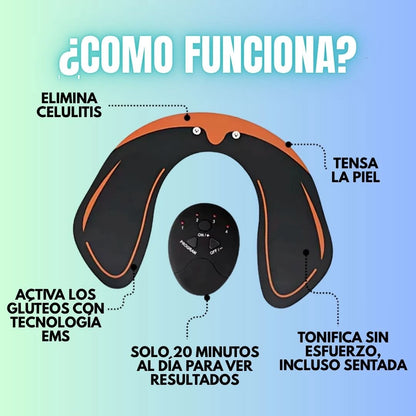Kit Tonifica Duo Noare – EMS Glúteos + Abdomen – ¡2 en 1 al Precio de 1!