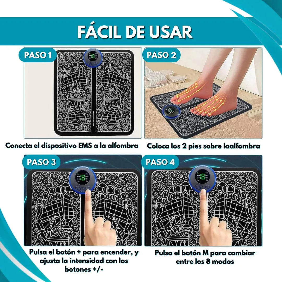 NeuroStep Pro™ - Masajeador de Pies EMS con Calcetines GRATIS | Noare