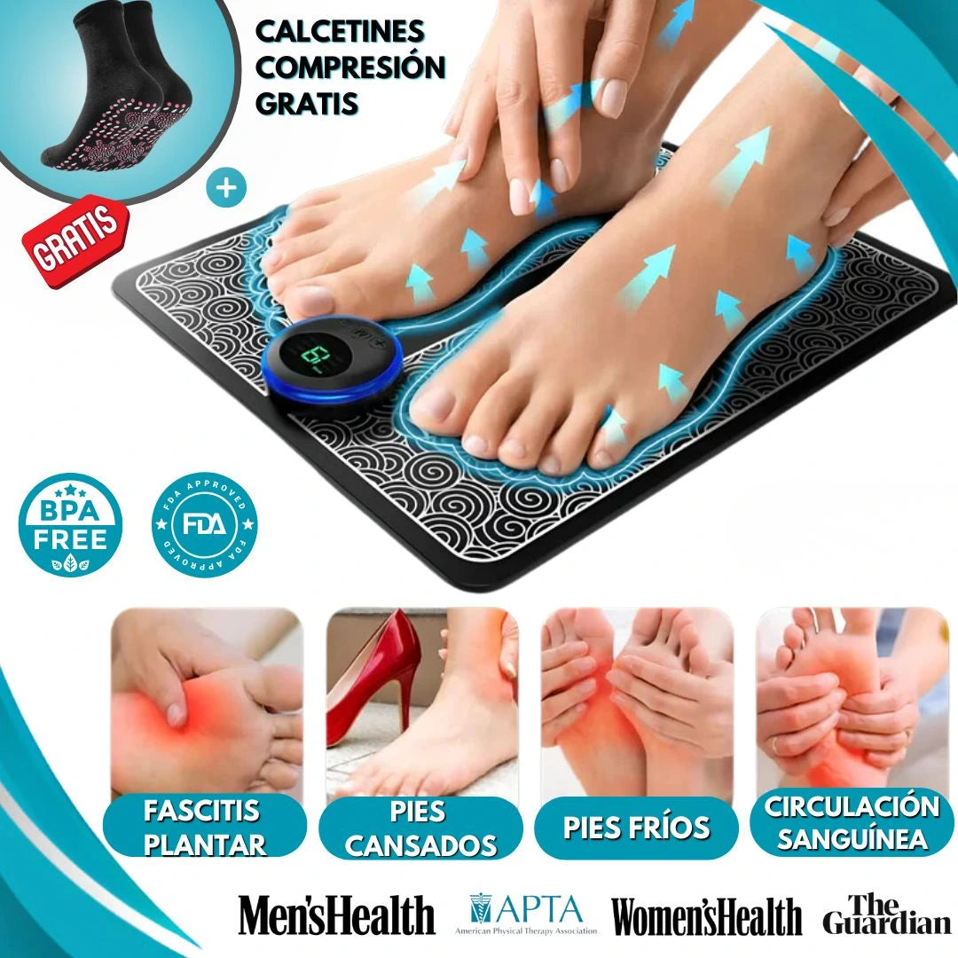 NeuroStep Pro™ - Masajeador de Pies EMS con Calcetines GRATIS | Noare