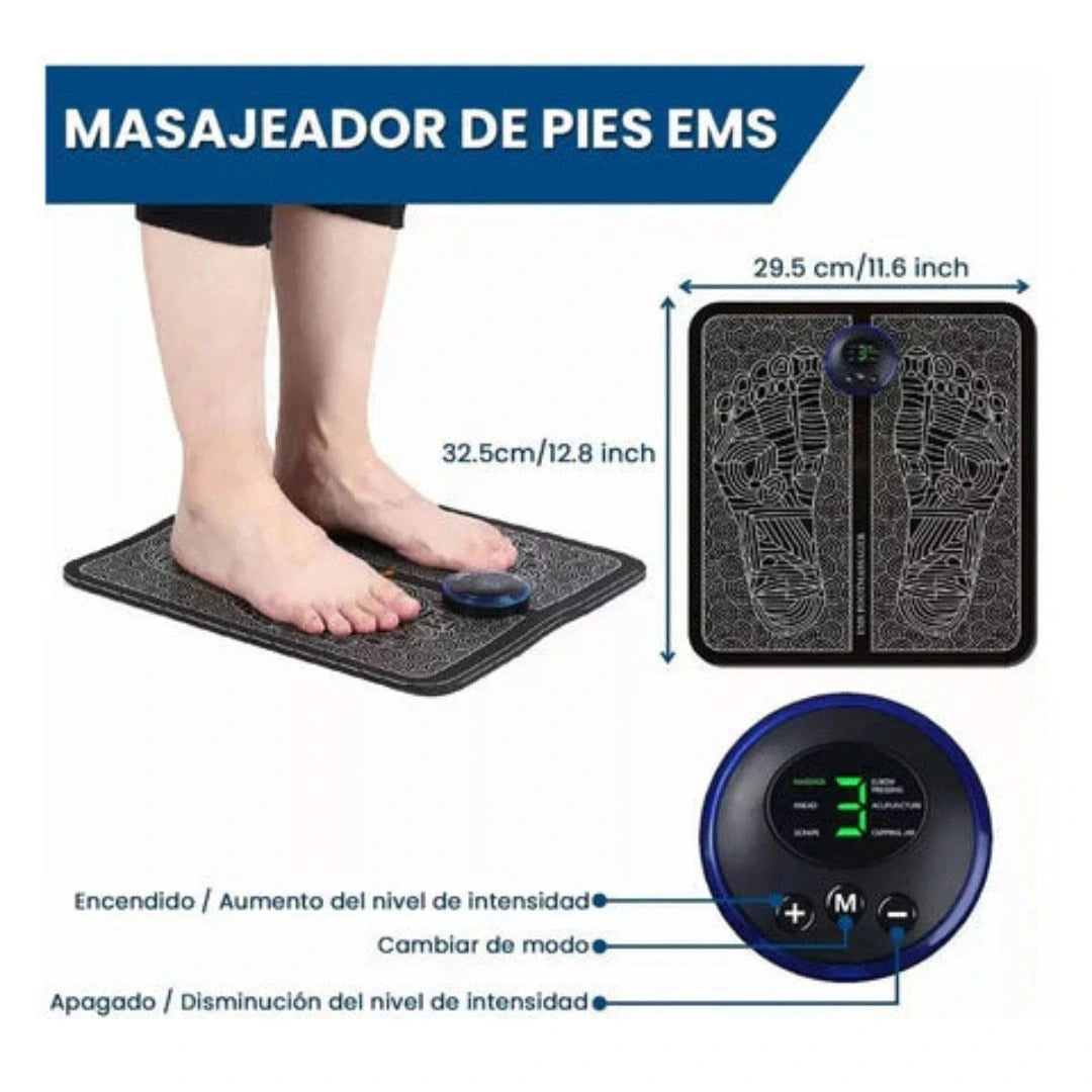 NeuroStep Pro™ - Masajeador de Pies EMS con Calcetines GRATIS | Noare