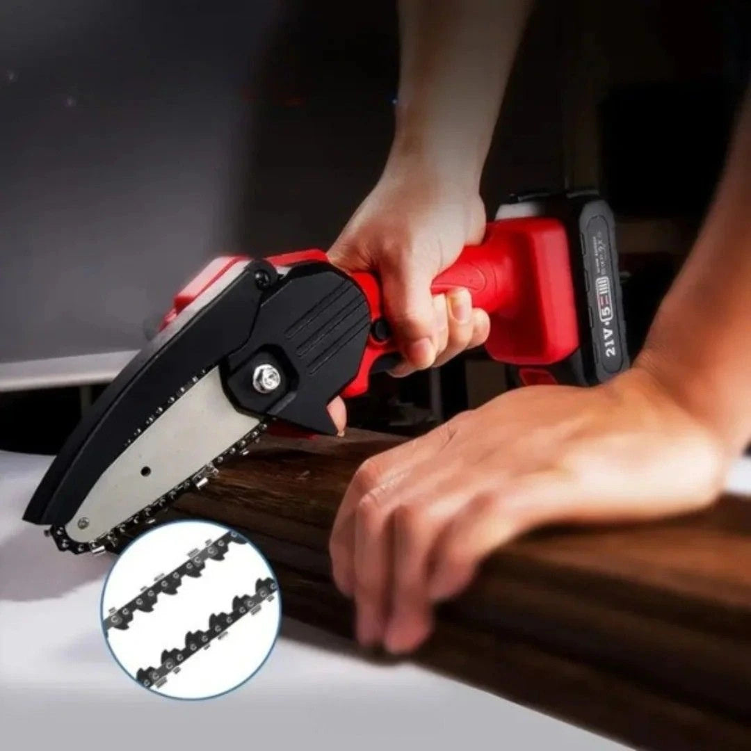 Mini Motosierra Eléctrica Portátil 48V | + 1 Batería + Maleta GRATIS | Noare