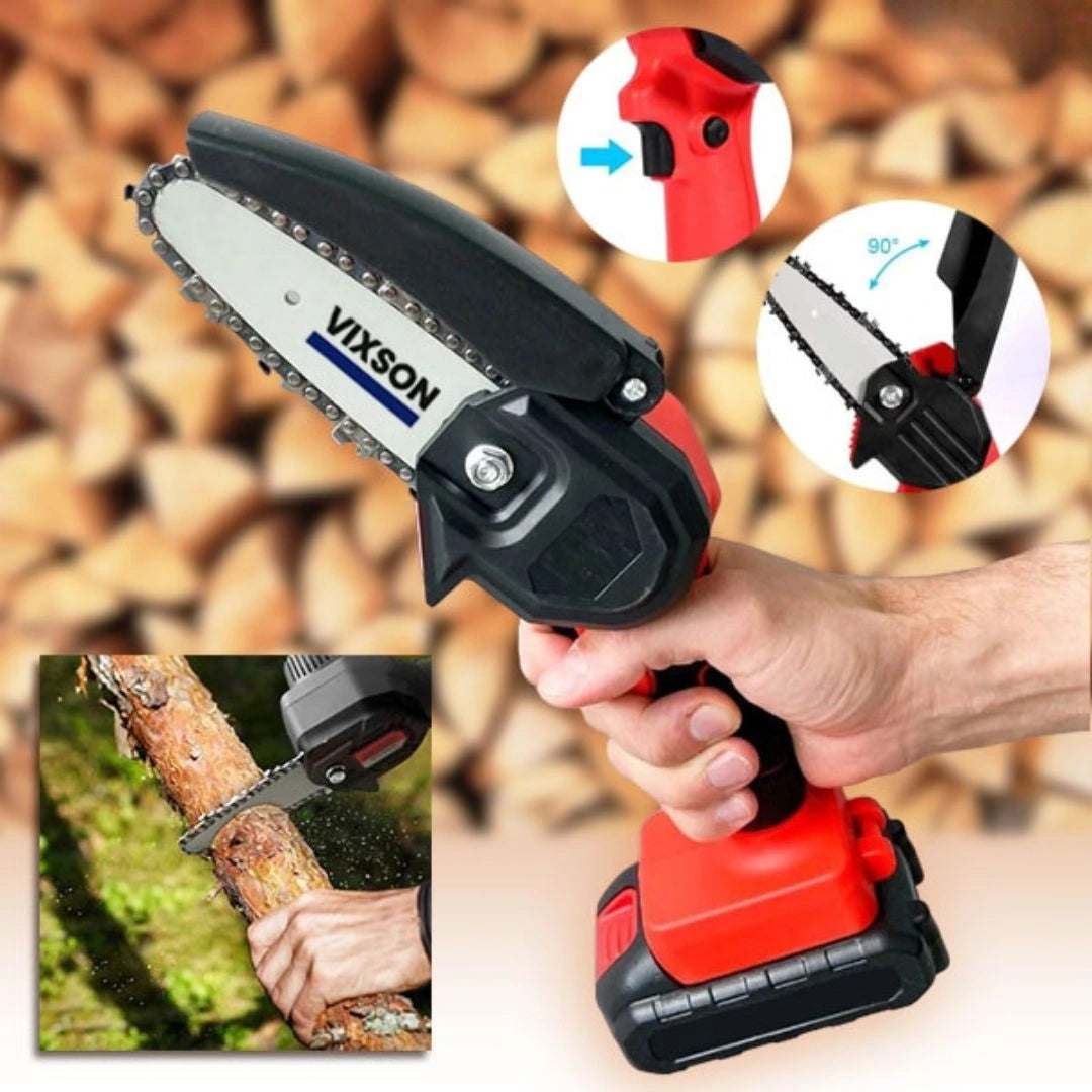 Mini Motosierra Eléctrica Portátil 48V | + 1 Batería + Maleta GRATIS | Noare