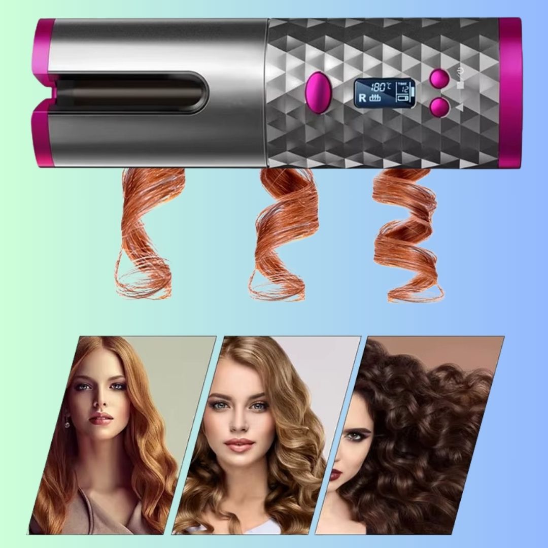 Rizador Automático Curlé Noare | Rizos Duraderos + Sin Quemaduras