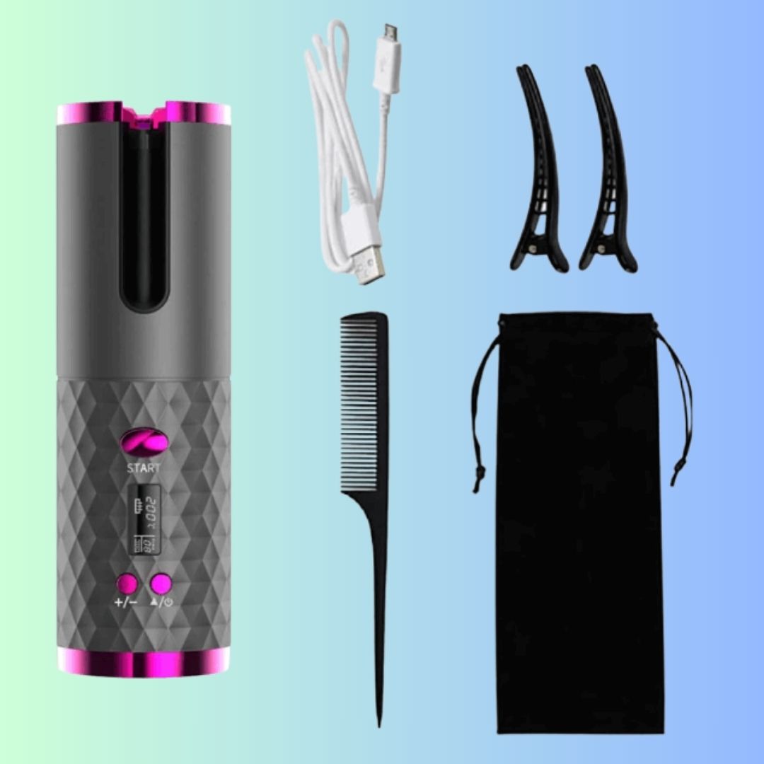 Rizador Automático Curlé Noare | Rizos Duraderos + Sin Quemaduras