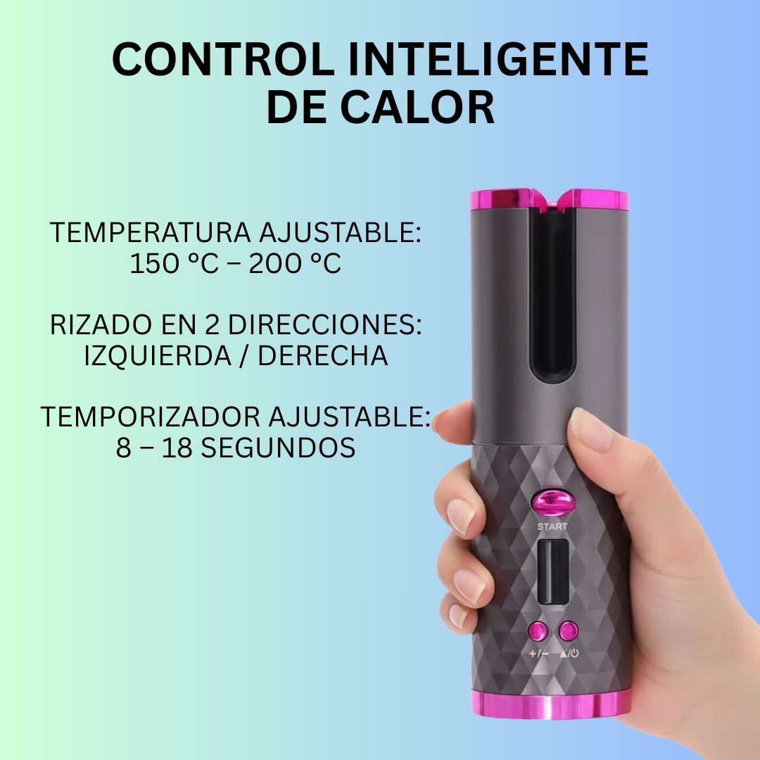 Rizador Automático Curlé Noare | Rizos Duraderos + Sin Quemaduras