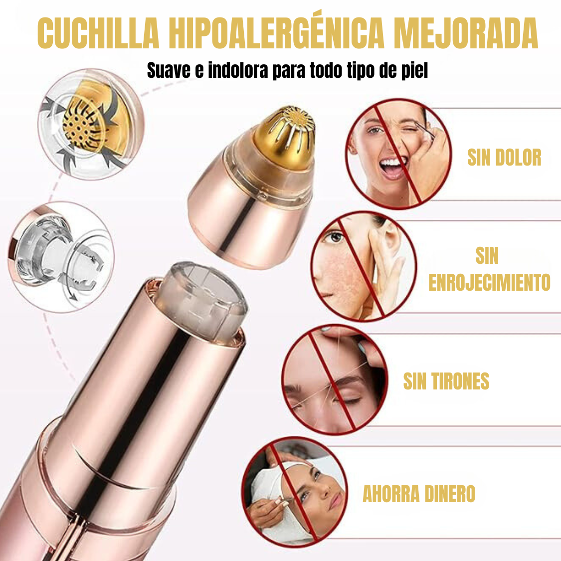Depiladora Facial Indolora | ClearSkin | Noare