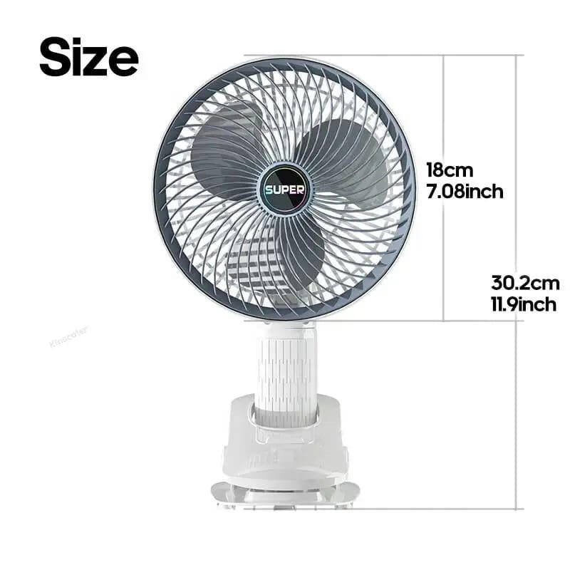 Ventilador Nebulizador RGB Noare – Aire Frío con Agua y Luz Nocturna (¡y recibe GRATIS un Ventilador Portátil con Pinza!)