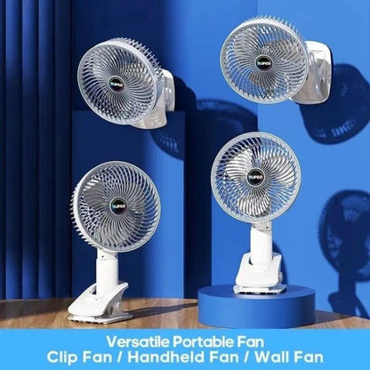 Ventilador Nebulizador RGB Noare – Aire Frío con Agua y Luz Nocturna (¡y recibe GRATIS un Ventilador Portátil con Pinza!)